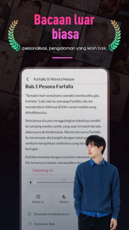 HotBuku-Aplikasi Baca Novel for Android: Enrich Your Reading