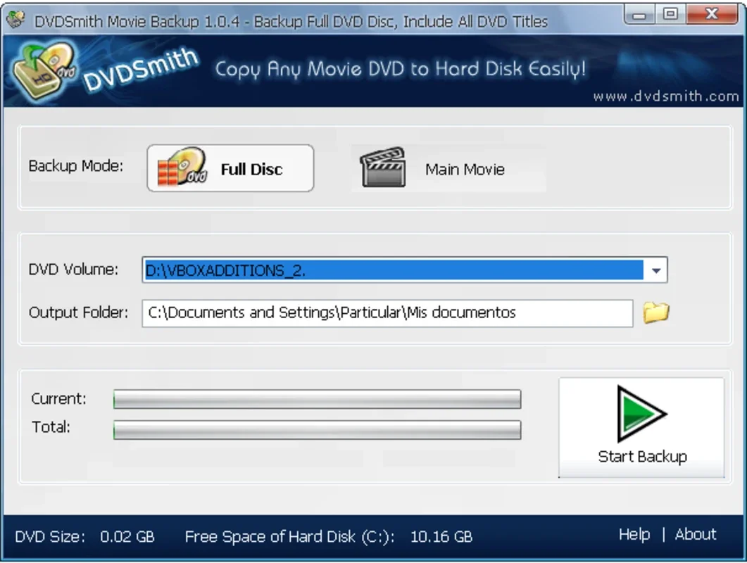 DVD Smith Movie Backup for Windows - Copy DVDs Easily