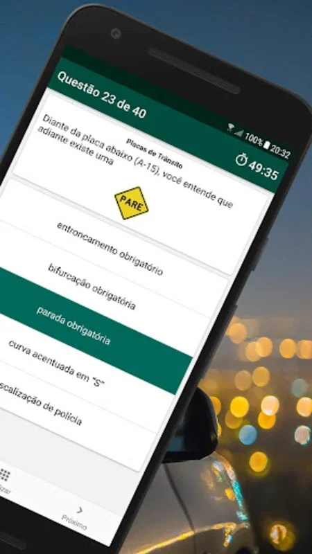 Simulado Detran BA - 2023 for Android: Ace Driving Tests