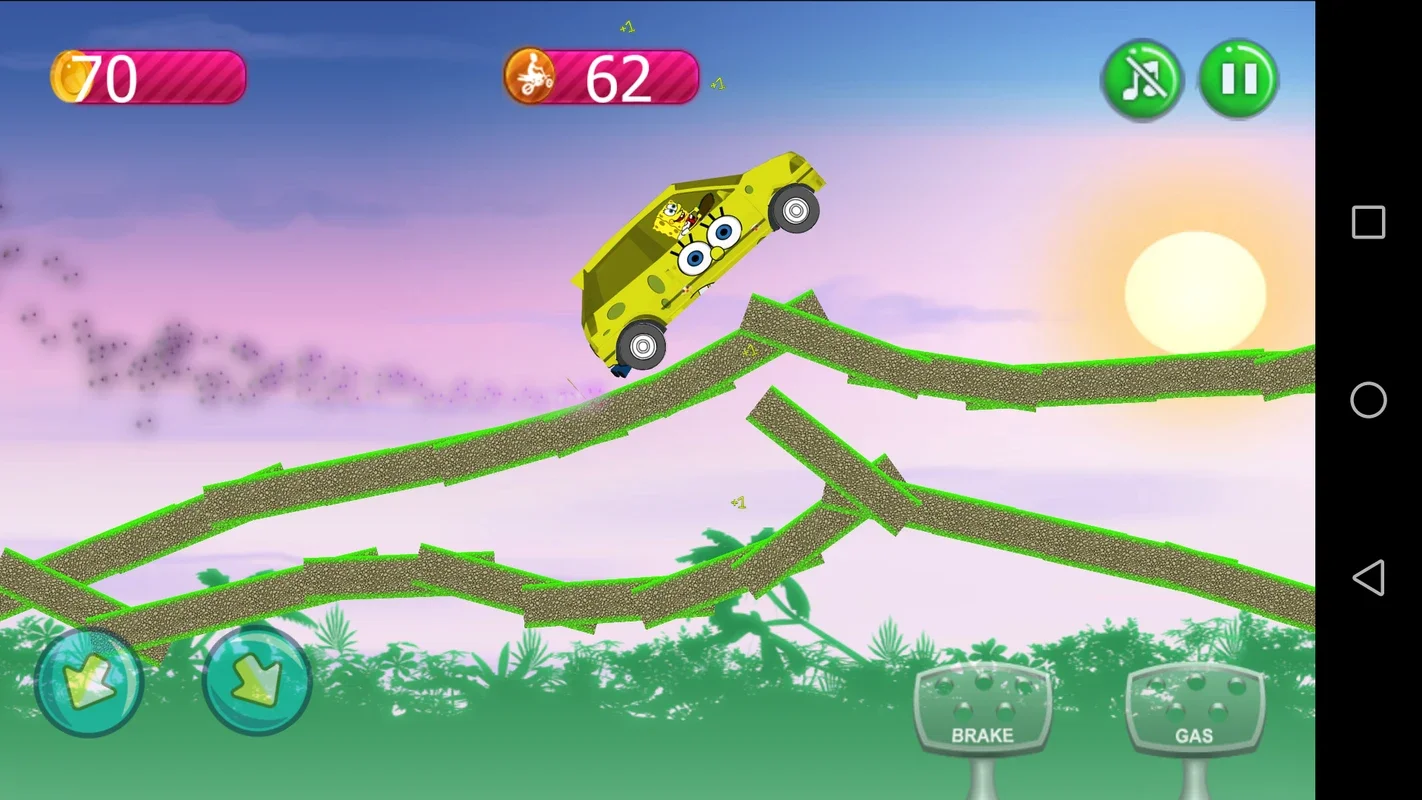 Sponge Bob Car Drive for Android - Endless Driving Fun