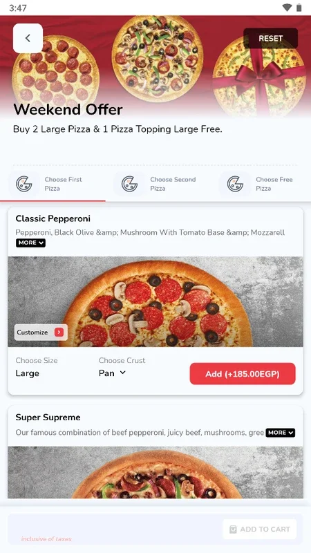 Pizza Hut Egypt for Android - Convenient Pizza Ordering