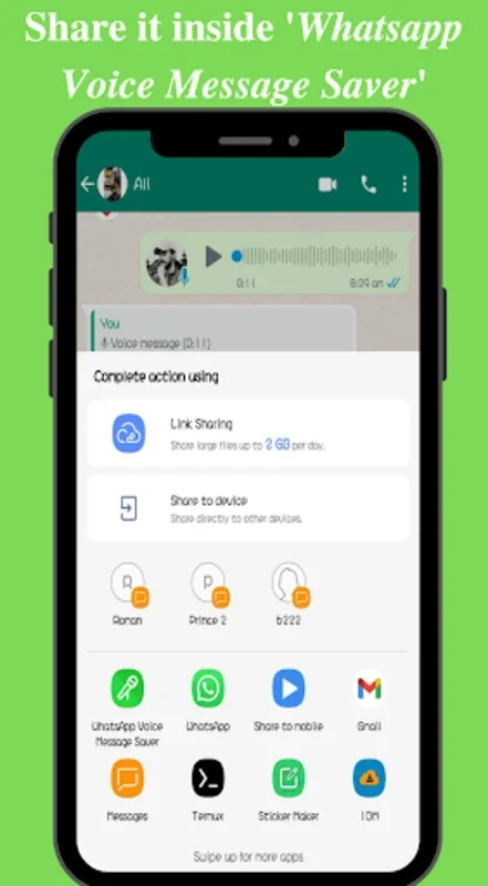 Voice Message Saver for Android - Save and Manage WhatsApp Voice Messages