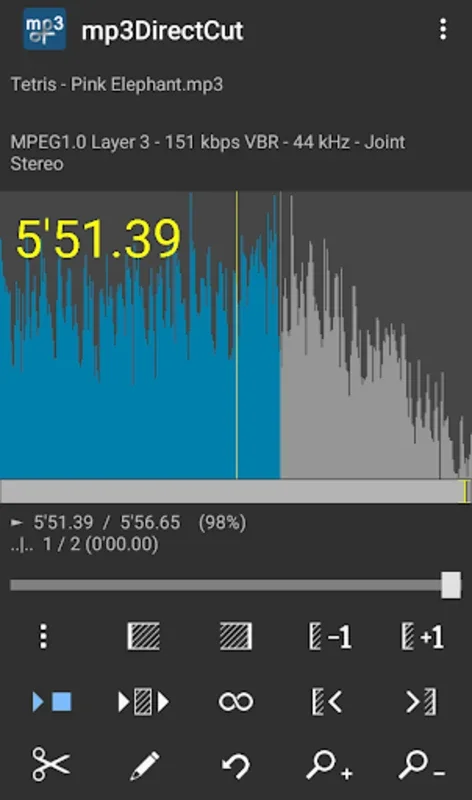 mp3DirectCut for Android - High - Quality Audio Editing