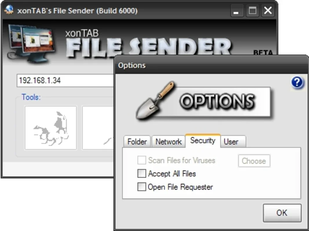 xonTABs File Sender for Windows - Transfer Files Easily