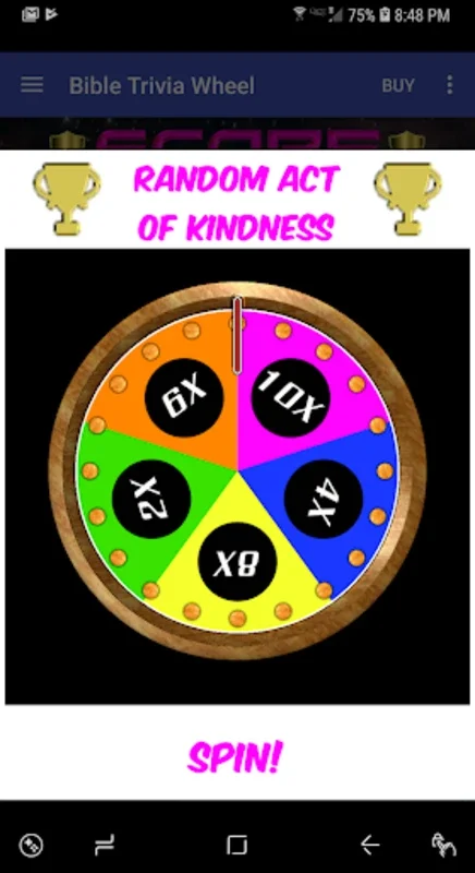 Bible Trivia Wheel - Bible Qui for Android - No Downloading Required