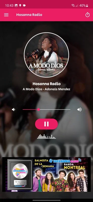 Hosanna Radio for Android - Diverse Radio Content