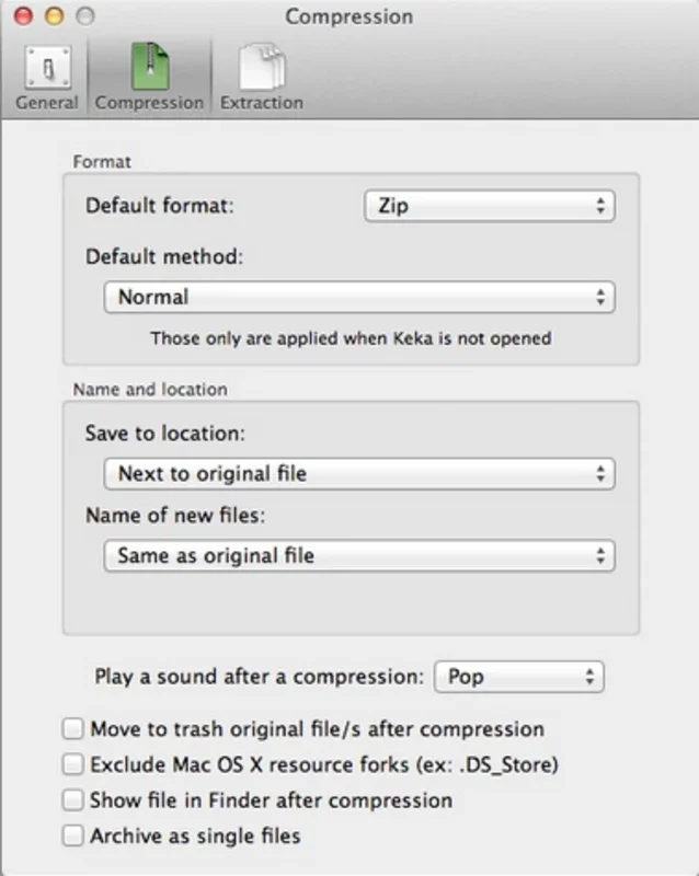 Keka for Mac - Efficient File Compression Solution