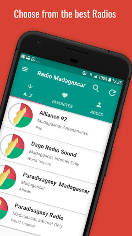 Radio Madagascar for Android - Rich Auditory Experience