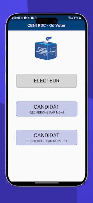 CENI RDC Mobile for Android - Access Electoral Info Easily