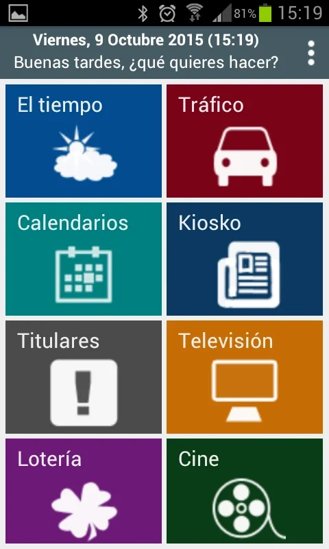 En el dia de hoy for Android: Customizable Organizer