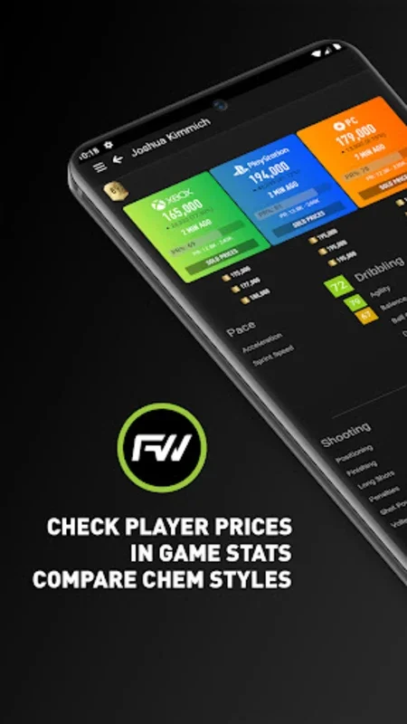 FUTWIZ 23 Prices & Draft for Android - Enhance FC 24 Gameplay