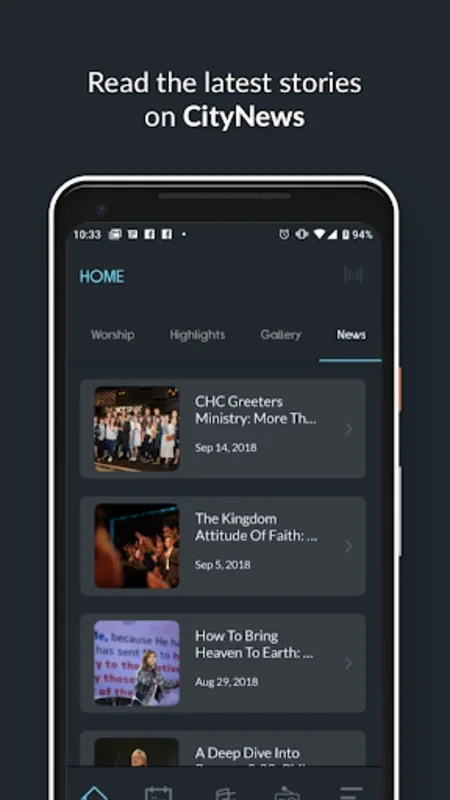 The CHC App for Android - A Spiritual Connection at Your Fingertips