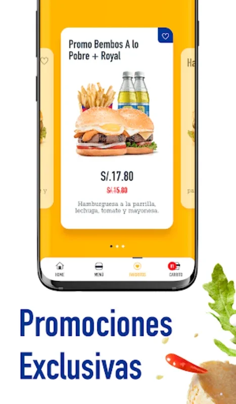 Bembos for Android - Order Burgers with Peruvian Flavor