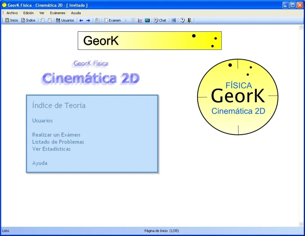 GeorK Física - Cinemática 2D for Windows - Free Download from AppHuts