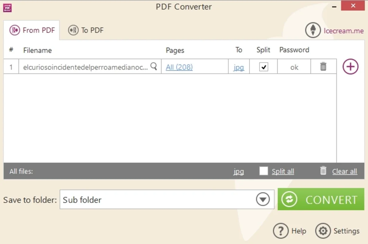 Icecream PDF Converter for Windows - Convert Documents Easily