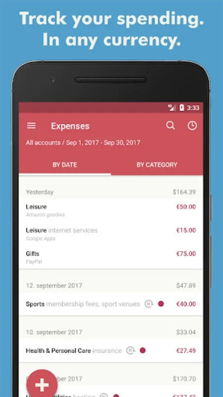 Toshl Finance for Android: Simplify Your Money Management