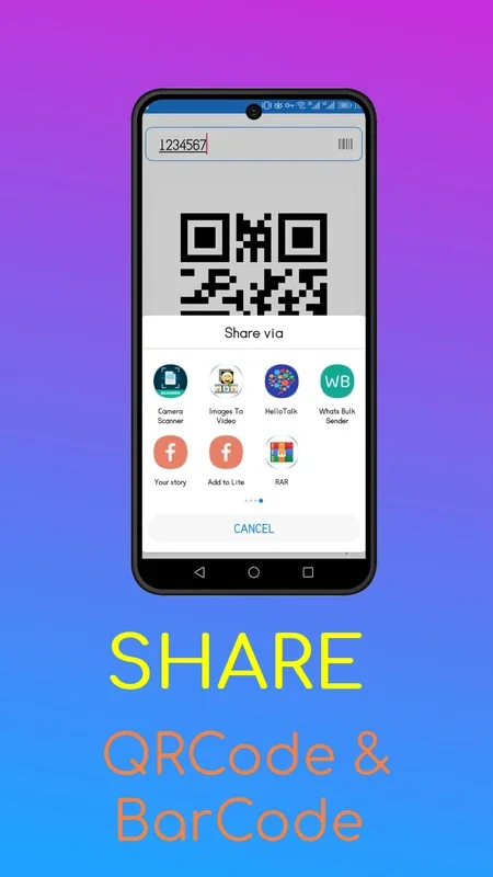 Build and scan barcodes|QR for Android: Scan & Generate Easily