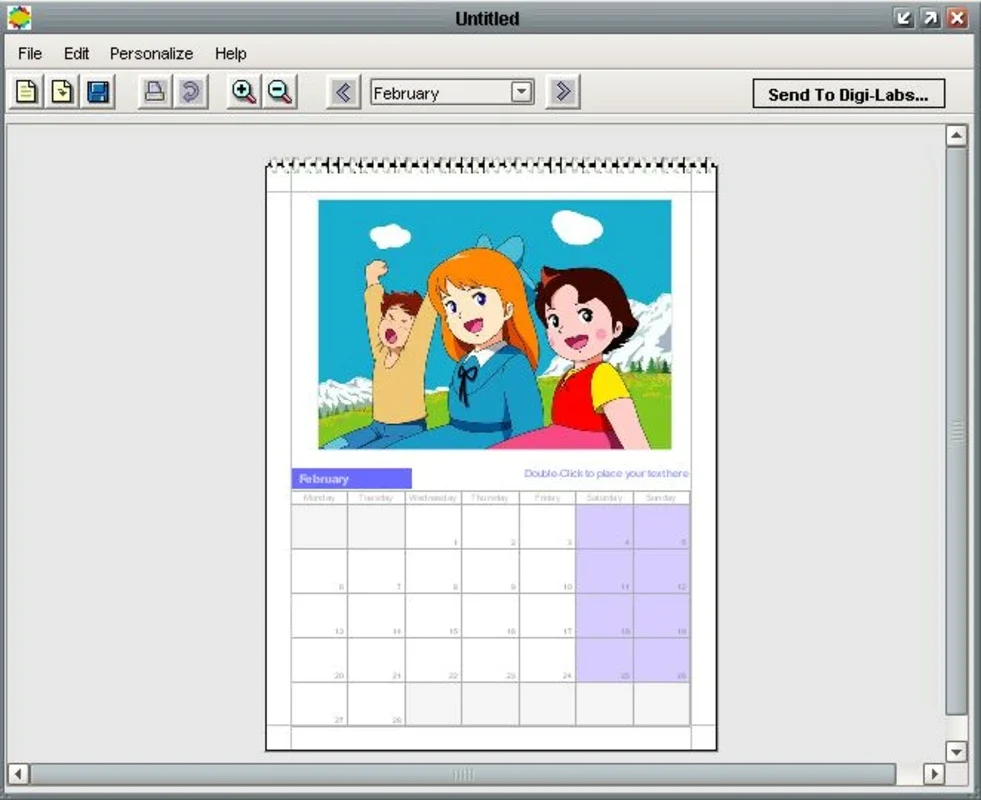 MyPhoto Calendars for Windows - Create Personal Calendars