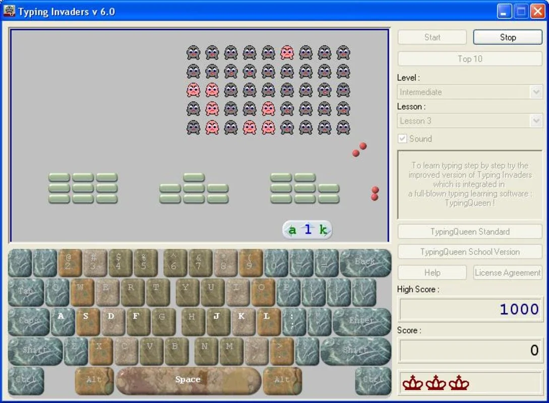 Typing Invaders: Master Typing While Playing Space Invaders on Windows