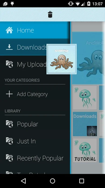 AndWobble for Android - Enhance Your Screen