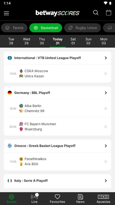 Betway Scores: Real-Time Sports Updates for Android