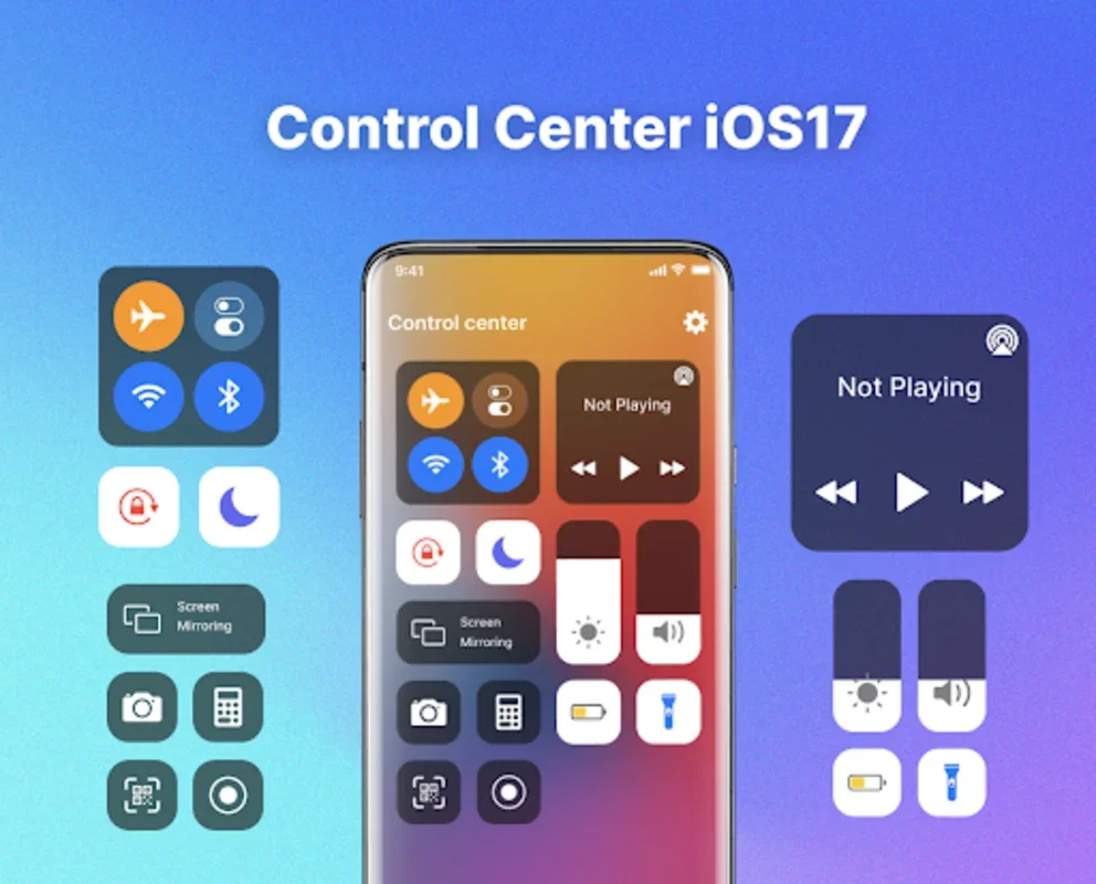 Control Center: IOS 15 for Android - No Downloading Needed