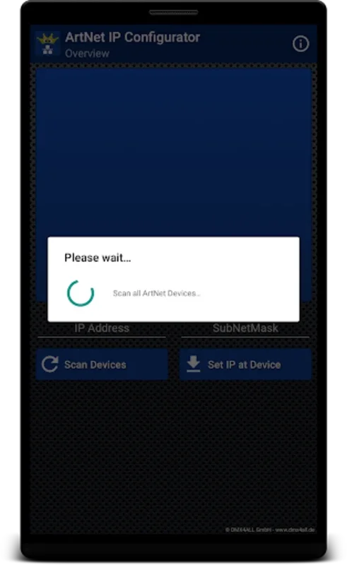 ArtNet IP Configurator for Android - No IP Range Changes Needed