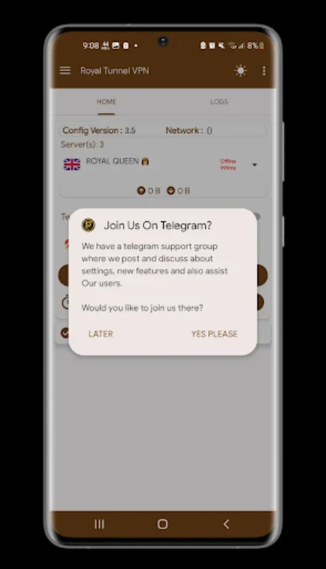 Royal Tunnel VPN for Android - Secure and Customizable