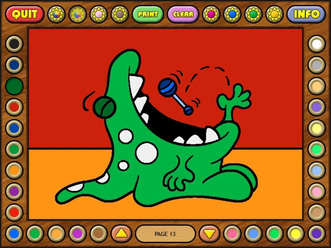 Coloring Book 9 Little Monsters for Windows - Free Download