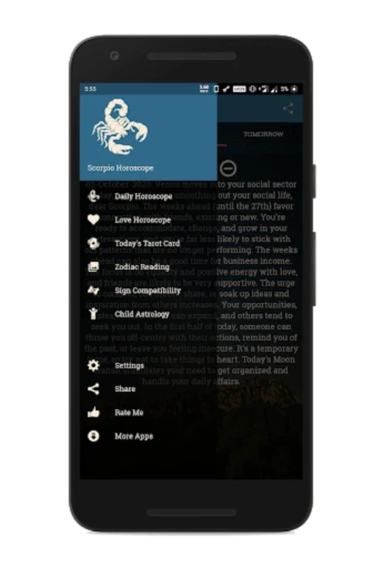 Scorpio Horoscope for Android - Insights and Readings