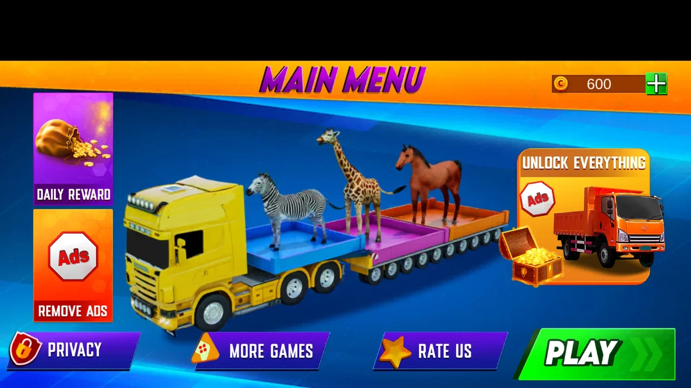 Farm Animal Truck Transporter for Android - Safe Transport Solution