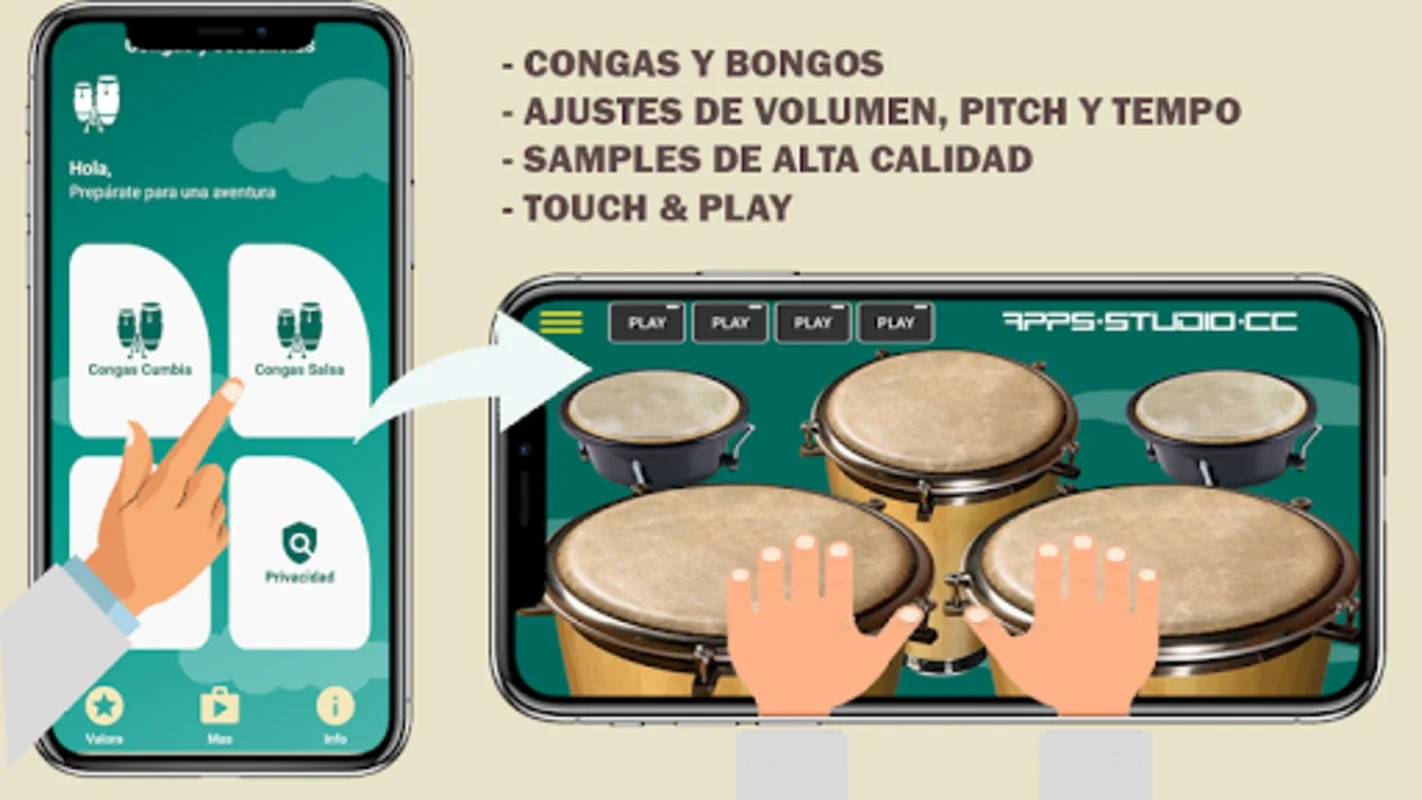 Congas Para Tocar for Android: Master Congas with Ease