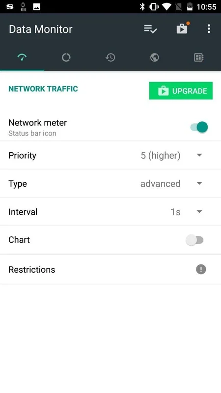 Data Monitor: Simple Net-Meter for Android - Track Your Data Usage