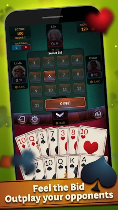 Spades for Android: Smart AI and No Ads