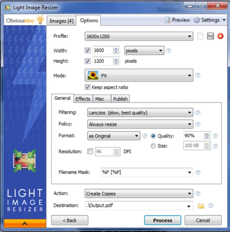 Light Image Resizer for Windows - Free and Easy Image Resizing