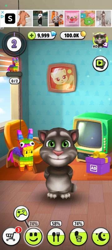 My Talking Tom on Android: Care for Your Virtual Cat