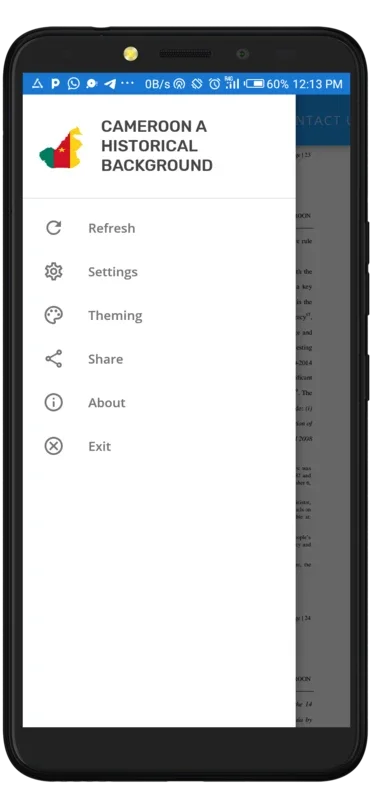 CAMEROON A HISTORICAL BACKGROUND for Android: Explore Cameroon's Past