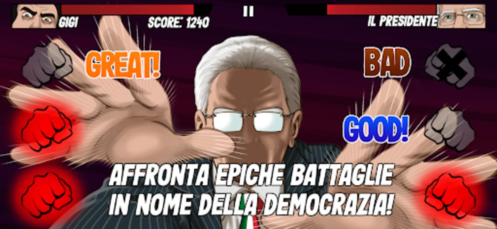 Gigi il Guerriero for Android: Engaging Combat in Dystopian Italy