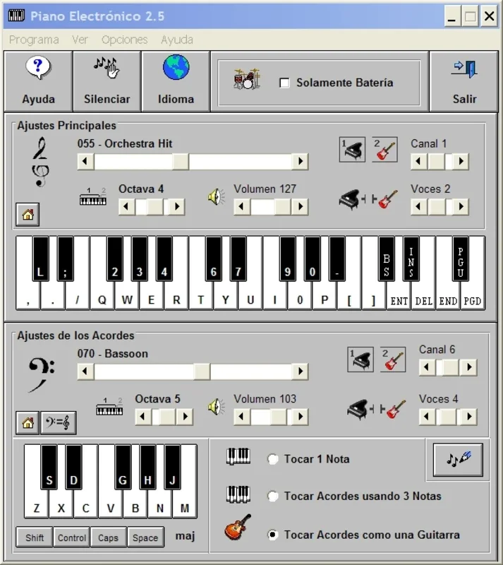 Electronic Piano for Windows - Versatile Instrument Simulator