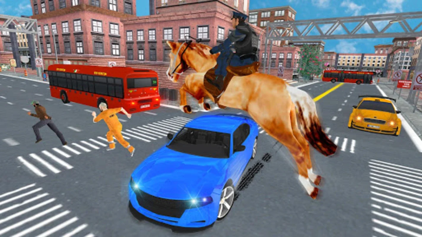 US Police Horse Criminal Chase for Android - Thrilling Offline Adventure