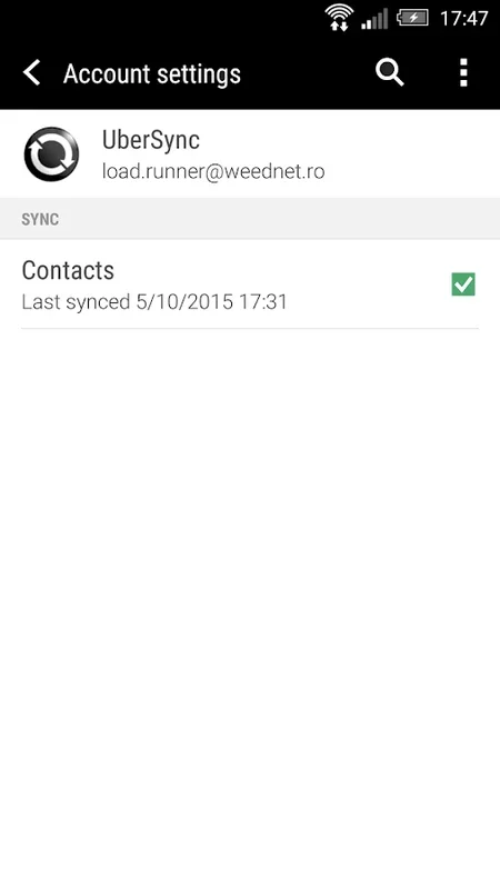 UberSync for Android - Keep Your Contacts Updated