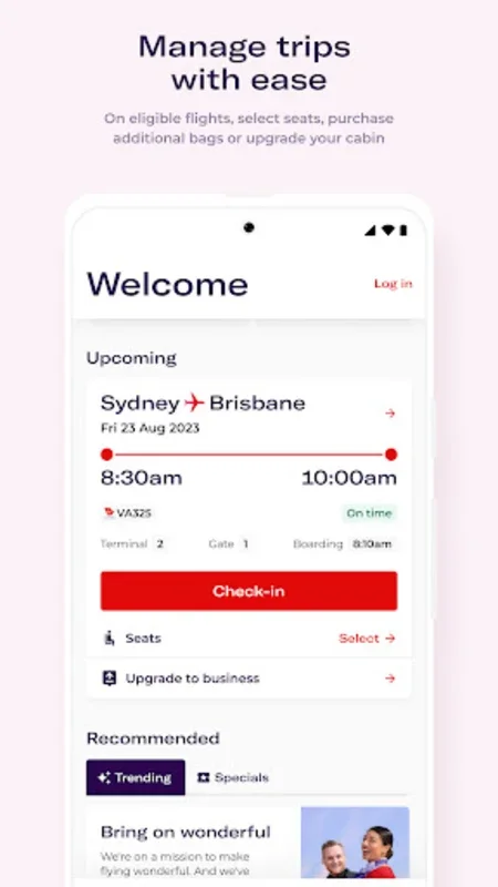 Virgin Australia for Android: Simplify Your Travel