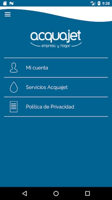 Acquajet for Android: Efficient Water Management