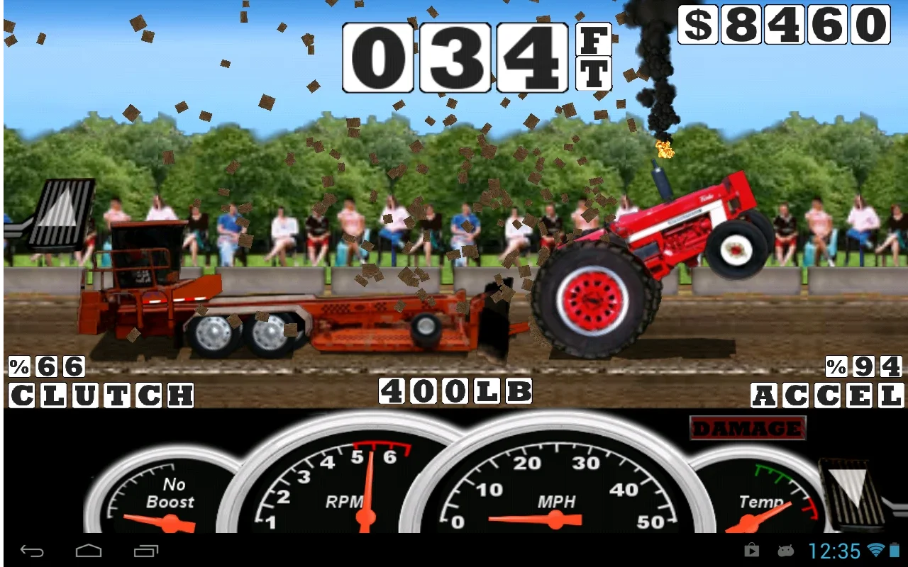 Tractor Pull for Android - Thrilling Tractor Pulling Action