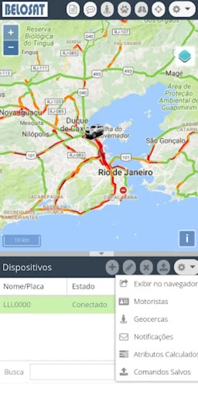 Belosat Rastreamentos 2 for Android - Advanced Vehicle Tracking