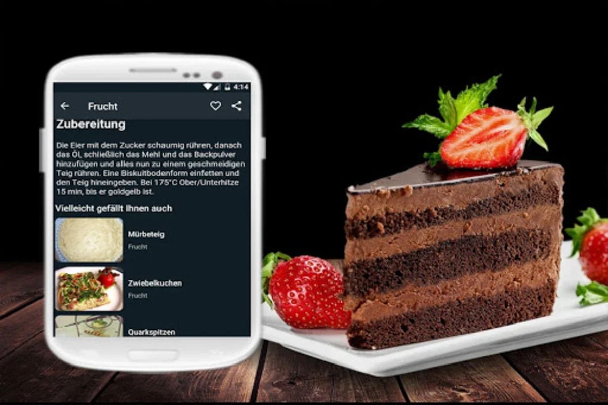 Kuchen Rezepte for Android - No Download Needed, Just Use AppHuts