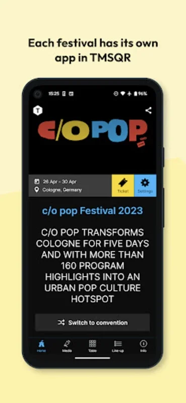 TMSQR for Android: Enhance Your Festival Experience