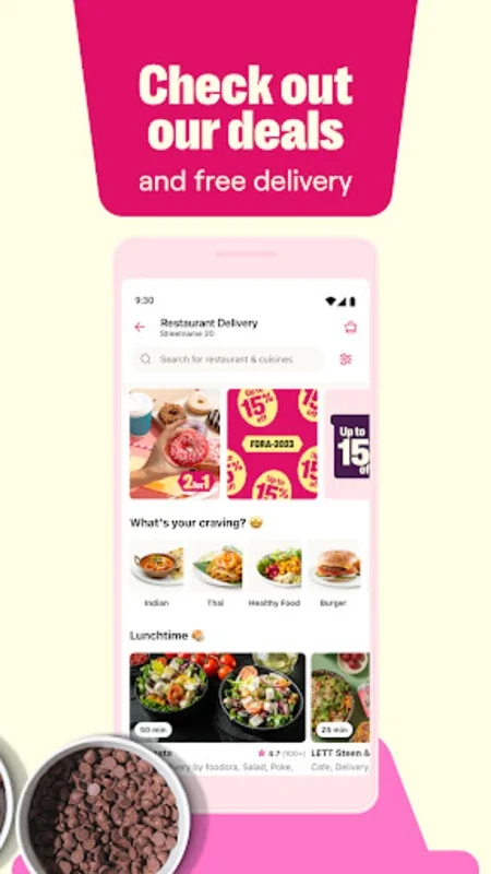 foodora for Android: Convenient Delivery at Your Fingertips