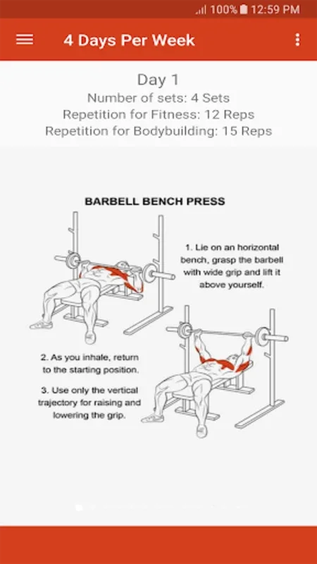 Gym Chart Offline for Android - Track Fitness Progress