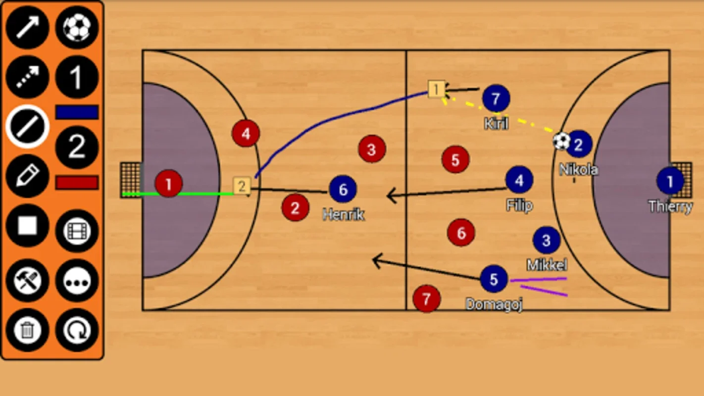 Handball Tactic Board for Android - Plan Your Strategies